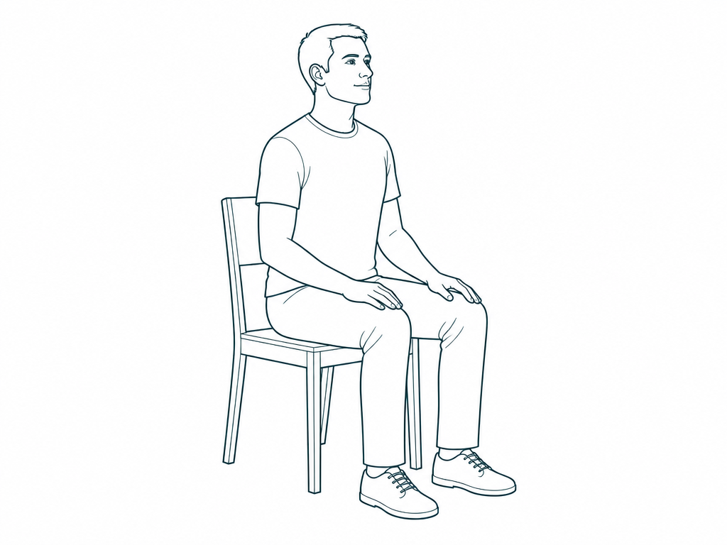 Atemerleichternde Position