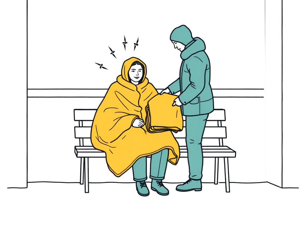Trocken und windgeschützt – Wärmeerhalt